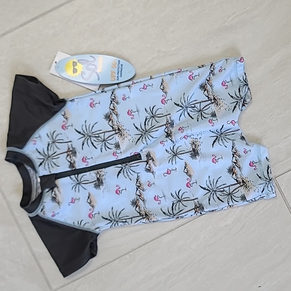 NWT! Sol Swim 3-6 month Swim Suit